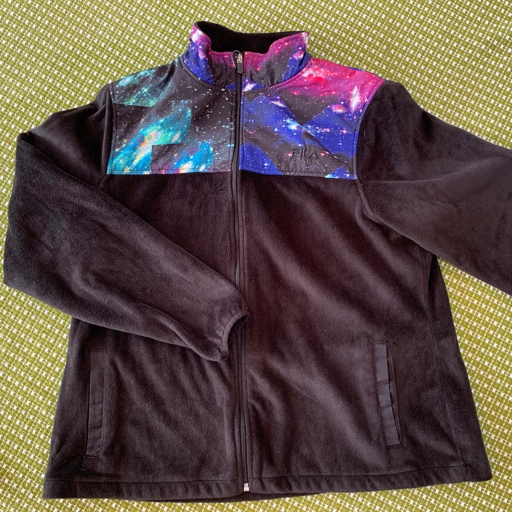 Fila Sport fake fur full-zip jacket.